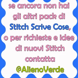 Stitch Scrive Cose (Sport Edition) telegram stickers