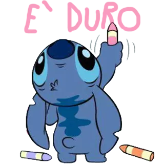 🐨 4d616eda Stitch Lilo & Stitch Duro Stitch, Lilo & Stitch, cartoon, schattig, grappig, Disney telegram sticker