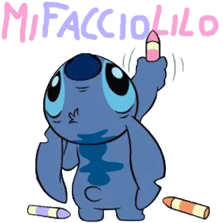 🐨 8da4707c Stitch Mi Facciolata Stitch, Lilo & Stitch, Cartoon, Disney, Leuk, Alien telegram sticker
