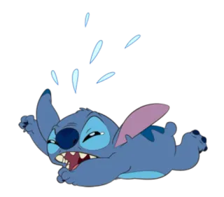 🤣 617adf02 Stitch Lilo & Stitch kartun, Disney, luar angkasa, alien, biru telegram sticker
