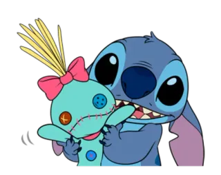 😁 791f9289 Stitch stitch, lilo and stitch, disney, kartun, alien biru, boneka telegram sticker