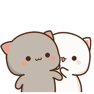 💬 a498c531 猫, 可爱, 卡哇伊, 蜜桃猫, 爱 telegram sticker