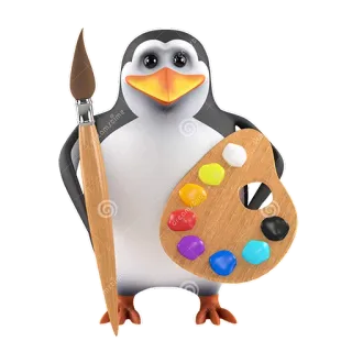 Dank 3d stock penguins telegram stickers