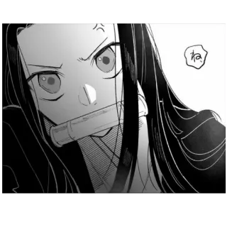 🌸 104d530c Nezuko Kamado Demon Slayer ね Anime, Demon Slayer, Nezuko, Manga, Lindo telegram sticker
