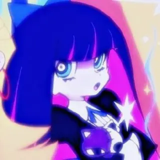 🤨 52da8f8a Stocking Anarchy Panty & Stocking with Garterbelt 动漫, 卡通, 吊带袜天使, 吊带袜 telegram sticker