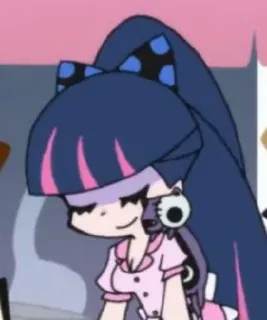 ☺ 7b8f7400 Stocking Anarchy Panty & Stocking with Garterbelt 动漫, 卡通, 吊带袜天使, 吊带袜天使, 角色 telegram sticker