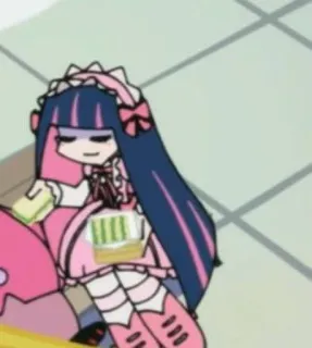 🥰 93c79669 Stocking Anarchy Panty & Stocking with Garterbelt 动漫, 角色, 吊带袜天使, 吊带袜, 可爱 telegram sticker