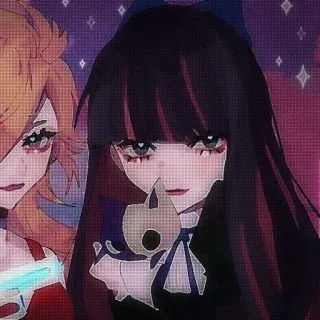 ☺ b45bd916 动漫, 卡通, 女人, 角色, 女孩 telegram sticker