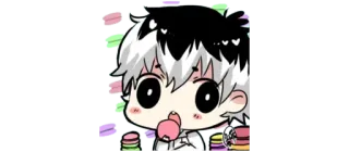 🍪 fcc2d0c6 Anime, Macaron, Kawaii, Lucu telegram sticker