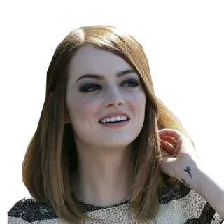 😌 59c5e55f Emma Stone Emma Stone, actress, celebrity, portrait telegram sticker