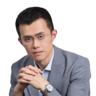 👨‍💻 e9b0bdf8 Changpeng Zhao CZ, Changpeng Zhao, Binance, Criptovaluta, Affari, Imprenditore telegram sticker