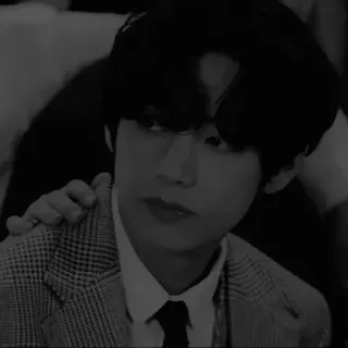 📿 02432e09 V kpop, bts, taehyung, idol, sänger telegram sticker