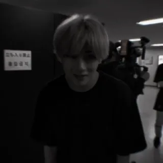 🌟 d92a63de 立ち入り禁止 Mann, Person, Schwarzweiß, Monochrom telegram sticker