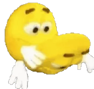 😍 27a1f93a Dessin animé, Emoji, Jaune, Drôle, Personnage telegram sticker