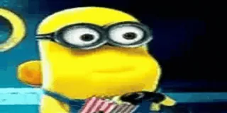 😂 4d885775 Minion Despicable Me Minion, dessin animé, drôle, film, divertissement, jaune, personnage telegram sticker