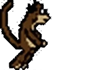 💦 a70b7a70 animal, mammifère, rongeur, dessin animé, pixel art telegram sticker