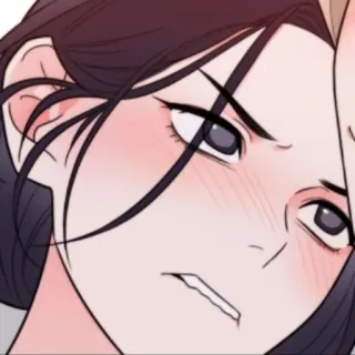 😡 a0d4f97f femme, en colère, animé, manga, dessin animé telegram sticker