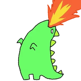 크와앙 공룡씨 By @KakaoEmoticon whatsapp stickers