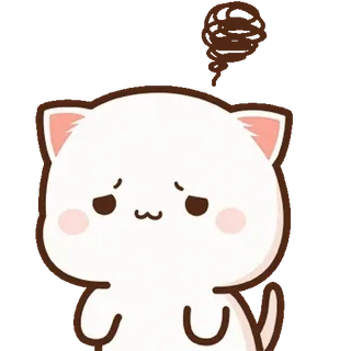 💬 c03697f0 แมว, เศร้า, น่ารัก, สัตว์, คาวาอิ, อิโมจิ telegram sticker