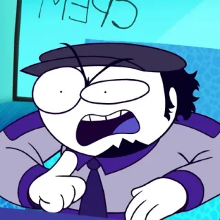 🤬 c02b1f19 CREW phim hoạt hình, tức giận, đội, văn phòng, hoạt hình telegram sticker