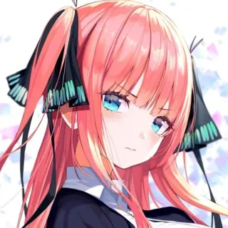 😠 803b0398 Nino Nakano The Quintessential Quintuplets Anime, Mädchen, Süß, Charakter, Nino Nakano, The Quintessential Quintuplets whatsapp sticker