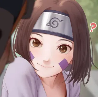 😊 f7183a23 Rin Nohara Naruto Anime, Charakter, Fanart, Stirnband, Süß, Naruto whatsapp sticker