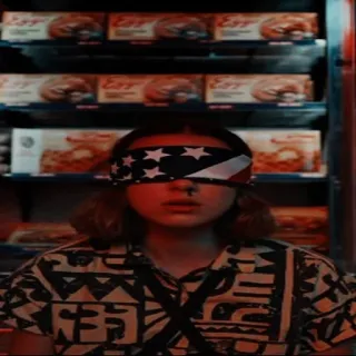 😘 61c94586 Eleven Stranger Things イレブン, ストレンジャーシングス, ネットフリックス, キャラクター whatsapp sticker