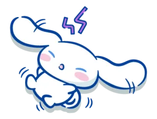 🐰 1c8ef1cf Cinnamoroll imut, kawaii, anjing, Cinnamoroll, Sanrio whatsapp sticker