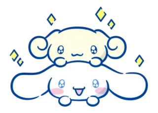 🐰 288dc10d Cinnamoroll kawaii, imut, anime, awan, sanrio whatsapp sticker