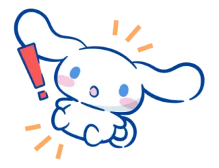 🐰 93a44fda Cinnamoroll imut, kawaii, cinnamoroll, sanrio, anime whatsapp sticker