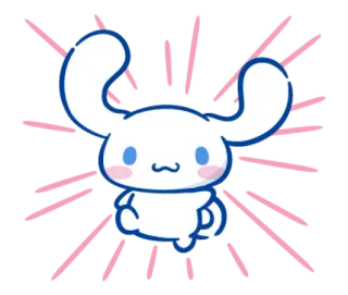 ✧ @STRAWBERRYHOLIC : Cinnamoroll telegram stickers