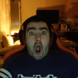 😯 37188b4a sốc, ngạc nhiên, biểu cảm, há miệng, đàn ông, tai nghe telegram sticker