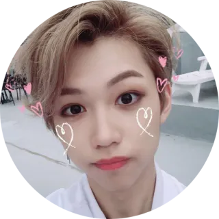 😍 a77b9b8f chân dung, gương mặt, người, trái tim, K-Pop, thần tượng whatsapp sticker