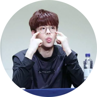 😜 ea6048b0 người, kính, lưỡi, hài hước, dễ thương whatsapp sticker