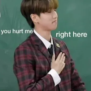 💔 459ab9ed you hurt me right here Meme, Verletzt, Emotional, Traurig, Ausdruck telegram sticker