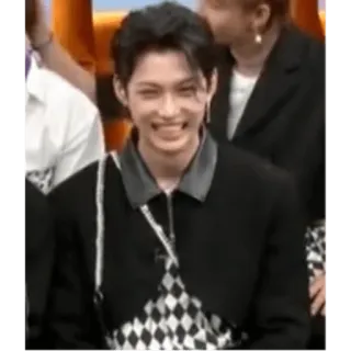 😝 4460bc09 Felix kpop, straykids, lächeln, idol, porträt, mann, promi telegram sticker