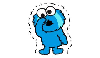 Sesame Street telegram stickers