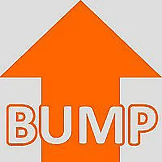 👍 1861b87a BUMP Stoß, Pfeil, Orange, Hoch telegram sticker