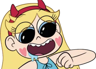 😛 09e85a58 Star Butterfly Star vs. the Forces of Evil Мультфильм, Принцесса, ТВ-шоу, Звезда telegram sticker
