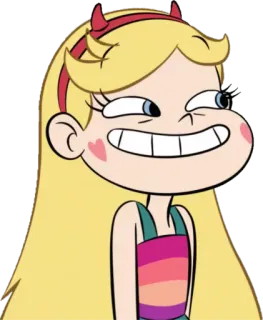😅 1c88695d Star Butterfly Star vs. the Forces of Evil мультфильм, магия, принцесса, звезда, бабочка telegram sticker