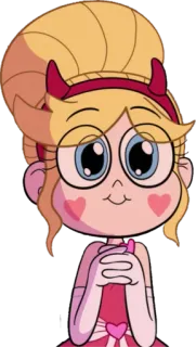 😘 3a50034c Star Butterfly Star vs. the Forces of Evil Стар Баттерфлай, Мультфильм, Дисней, Милый, Принцесса, Дьявол telegram sticker