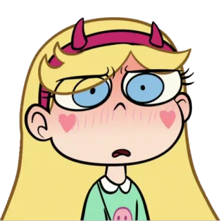 😳 9e1c2358 Star Butterfly Star vs. the Forces of Evil Мультфильм, Принцесса, Магия, Анимация, Милый telegram sticker