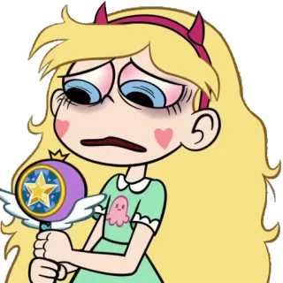😴 ae9517cb Star Butterfly Star vs. the Forces of Evil Мультфильм, Персонаж, Магия, Принцесса, Звезда telegram sticker