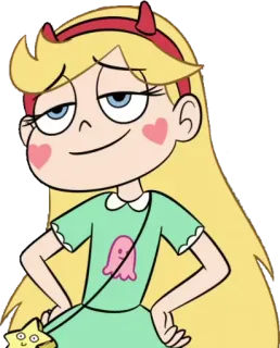 🙂 ed1954ef Star Butterfly Star vs. the Forces of Evil Мультфильм, Звезда, Магия, Принцесса, Милый telegram sticker