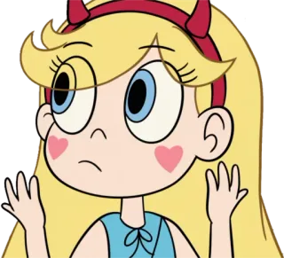 😕 f3503c37 Star Butterfly Star vs. the Forces of Evil мультфильм, магия, принцесса, звезда telegram sticker