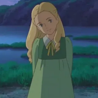 😍 d3d041d6 Anime, Garota, Loira, Desenho animado, Personagem whatsapp sticker