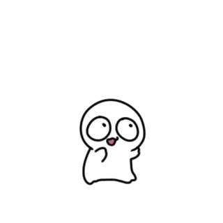 💬 4c83d5f5 cute, cartoon, funny, character, animated, sticker telegram sticker