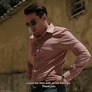 ☹️ 0cc81b74 Succession Leave me here with all the feelings. Thank you. Succession, sentimenti, serie TV, HBO telegram sticker