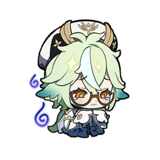 😢 0e8bbffe Sucrose Genshin Impact Anime, Sticker, Sucrose, Genshin Impact, Leuk telegram sticker