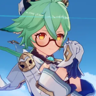 🙏 138a81e0 Sucrose Genshin Impact Sucrose, Genshin Impact, Anime, Videogame, Personage telegram sticker